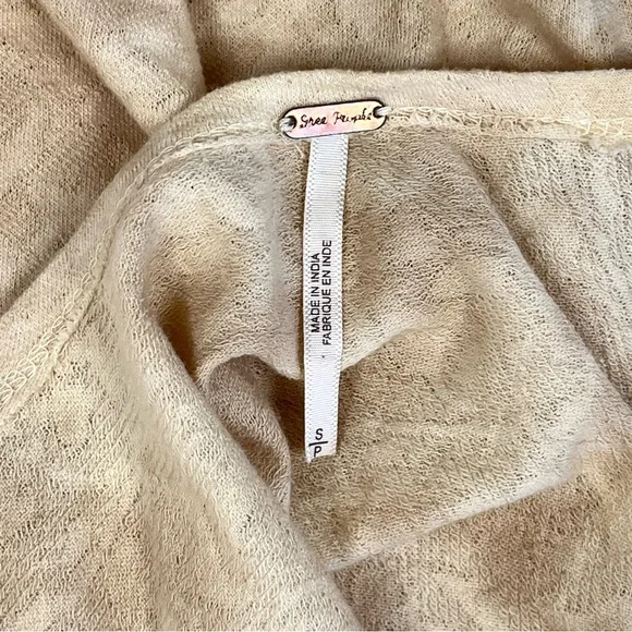 ๐SOLD๐Free People Beaded Secret Heart Tank Top Gold Embellishments Size Small - Picture 10 of 10